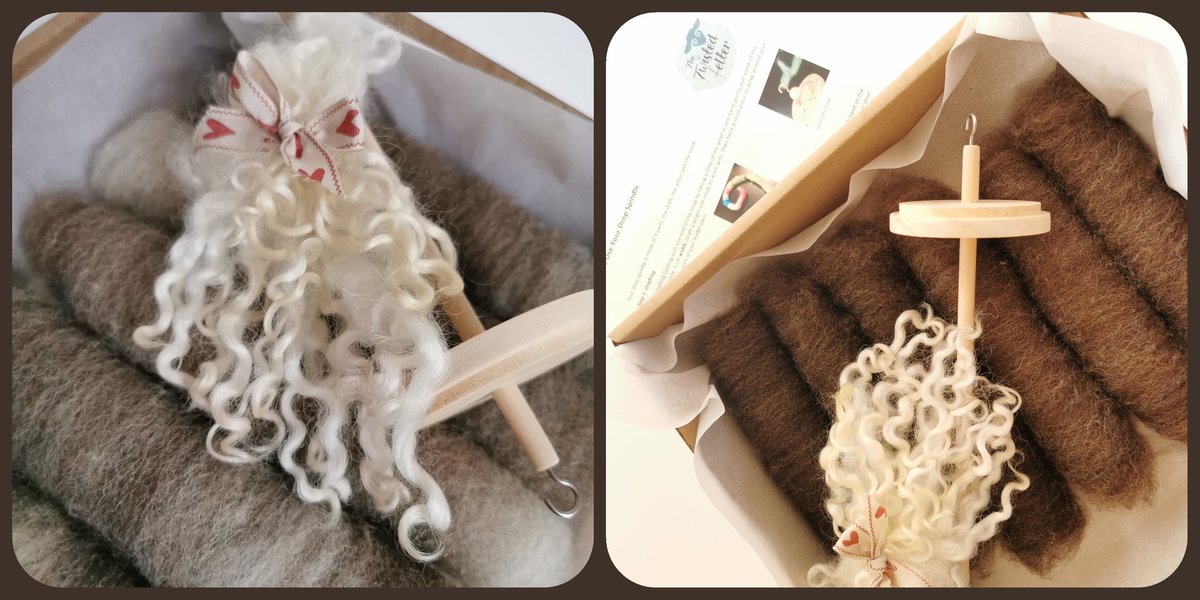 twistedfelter's tweet photo. #learntospin with this beginners kit of Jacobs fleece, Dartmoor curly locks, handmade spindle and full colour instructions #mindfulgifts #tbch #rarebreedwoolgifts
https://t.co/ZGave1OW9N https://t.co/tRBTkAAHqk
