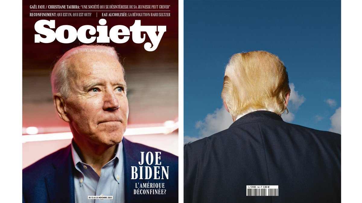 A//sound (@allsound_studio) on Twitter photo Vendredi <a href="/JoeBiden/">Joe Biden</a> est en Couverture de <a href="/SocietyOfficiel/">Society et Society+</a> et <a href="/realDonaldTrump/">Donald J. Trump</a> en 4e de couv. C’est cool d’avoir une regie pub qui travaille en bonne intelligence avec les annonceurs pour nous permettre de travailler comme on l’entend, quitte à se priver d’une pub en c4. Vendredi <a href="/JoeBiden/">Joe Biden</a> est en Couverture de <a href="/SocietyOfficiel/">Society et Society+</a> et <a href="/realDonaldTrump/">Donald J. Trump</a> en 4e de couv. C’est cool d’avoir une regie pub qui travaille en bonne intelligence avec les annonceurs pour nous permettre de travailler comme on l’entend, quitte à se priver d’une pub en c4.