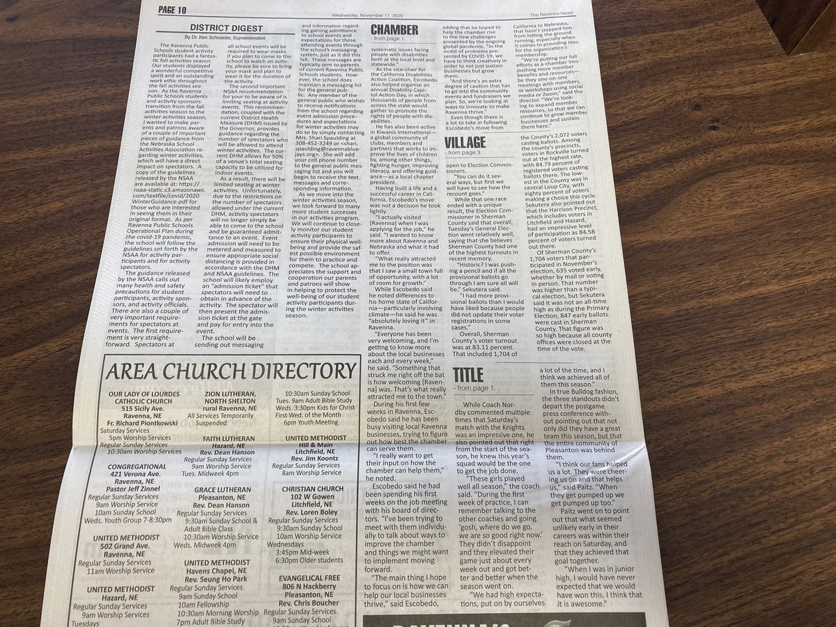 RavennaCOC's tweet photo. “New Chamber Director Hits The Ground Running” Anisa Escobedo the new Chamber Director was featured on The Ravenna News.
—-
#RavennaNews #RavennaNE #RavennaChamber #NewChamberDirector https://t.co/gtzNtoYVD4