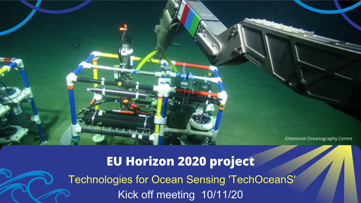 GliderPLOCAN's tweet photo. @TechOceanS @EU_H2020 project led by @NOCnews has kicked off today aiming new #OceanSensing technology developments for #Unmanned #OceanVehicles in support #OceanDecade @IocUnesco @EuroGOOS @GEOMAR_en @AWI_Media @Chelsea_Tech @AquaTT_Ireland @Lov_OMTAB #ICTSNews @plocan https://t.co/a6dyjDBBR1