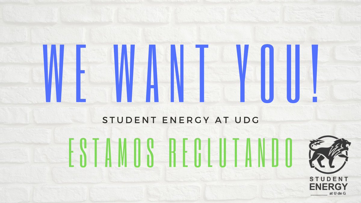 SEatUdeG's tweet photo. ⚡¡ESTAMOS RECLUTANDO!⚡
¡Sé un agente de cambio en el Sector Energético! 🌎👷🏻‍♀️🇲🇽
Student Energy at UDG quiere que formes parte de nuestro capítulo estudiantil de la ONG @studentenergy en la #UniversidadDeGuadalajara  #StudentEnergy #UDG 
@SEatUdeG #JoinUs  https://t.co/1YswRz0u4b https://t.co/d03x7imUEr