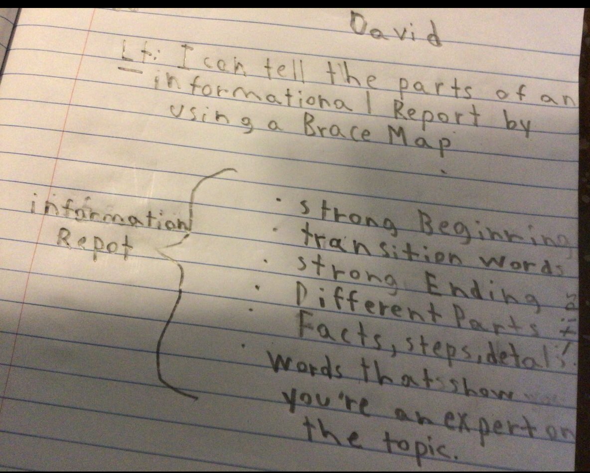 2ndGradeJKO's tweet photo. 203 can tell the parts of an Informational Report by using a Brace Map โ๏ธ โ๐ป @PS66JKO @ThinkingMaps #bracemap #informationalwriting #thinkingmaps #remotelearning #remoteteaching #writing https://t.co/cUdpSX7f69