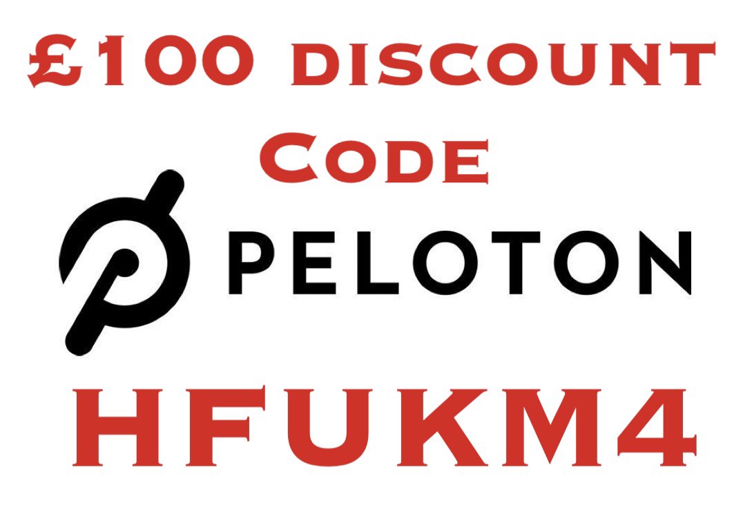 frogbmth's tweet image. Peloton discount code. Use HFUKM4 when buying for £100 off accessories
As long as there is a Bike in the cart, £100 will be removed off any accessories.
For purchases via retail location / on the phone, just tell the Peloton associate the code #peloton #discount