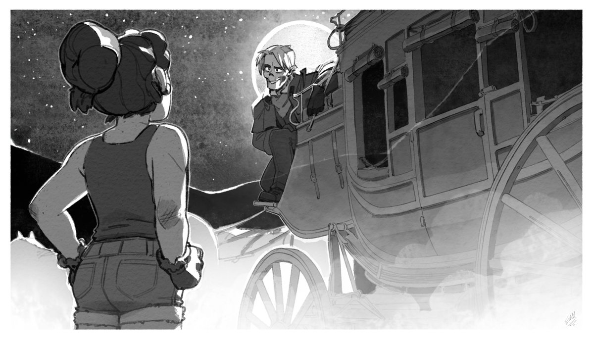 Daily drawing time!

Day 24: Stagecoach 