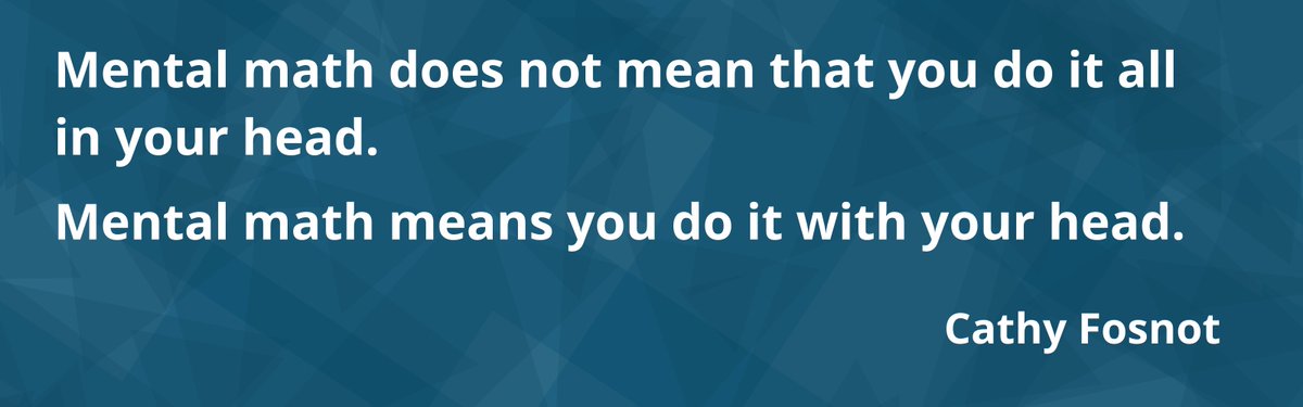 #mentalmath #mathisfigureoutable  <a href="/pwharris/">Pam Harris</a>