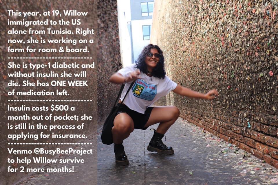 autoimmuneallie's tweet photo. sharing for a friend, #DOC can we get this funded? send funds on venmo to help a T1D artist from Tunisia afford their insulin! #insulin4all https://t.co/ONeDCB7iRe