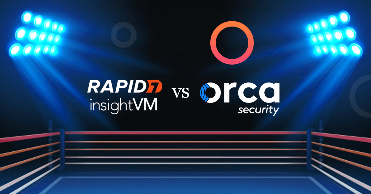 orcasec's tweet photo. Orca Security takes on @rapid7 #InsightVM in the ring, in our latest Cloud Punch Out Series match up. Who's got the best cloud compliance, #malware detection, and container vulnerability and compliance? Watch the match and find out! https://t.co/BVKB2ZtiJP #cybersecurity #CISO https://t.co/oH9XHX53M4