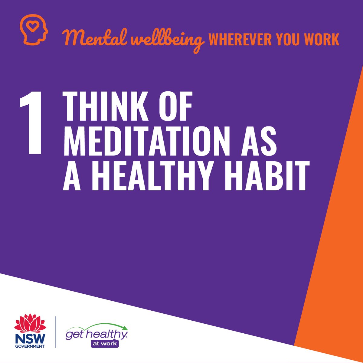GetHealthy_Work's tweet image. 3 tips to get you started with meditation:
1. Think of meditation as a healthy habit like brushing your teeth.
2. Being clear on your intention.
3. Explore guided meditation apps like Headspacewww.headspace.com/meditation/ meditation-for-beginners