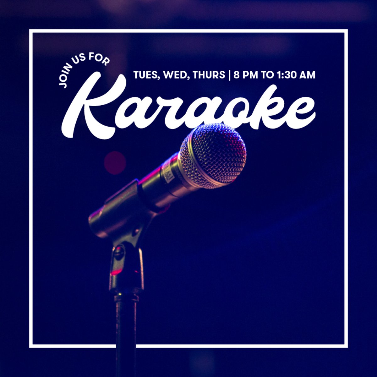 MartiniClubSATX's tweet photo. Belt out all of your favorite jams with us every Tuesday, Wednesday, and Thursday from 8 PM to 1:30 AM. https://t.co/BDPYbwD88O