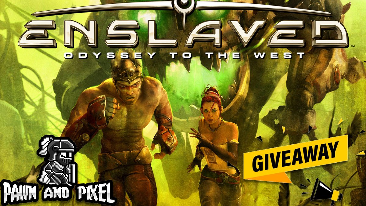 #PawnAndPixel - #Giveaway! 

Code for Enslaved Odyssey to the West is yours to #Win! Just scribe to:

- Twitter (x.com/PawnandPixel)
&amp;
 Youtube (ow.ly/Kt7w50C8TGg)!

Draw Nov 17th, 2020

#Videogames #Boardgames #RPG #Xbox #Playstation #PC #Canada #YEG #Alberta