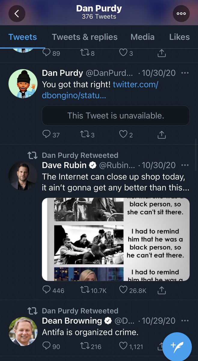 BlueHaboob's tweet photo. @cbouzy @juliawritescode He used the account to RT himself which is a violation of @Twitter @jack @TwitterSupport terms of service. https://t.co/cXuuzyIhEg