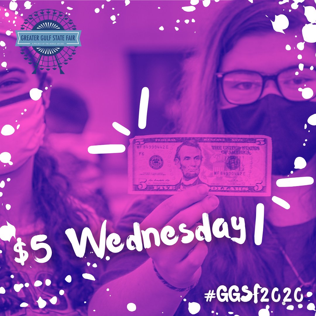 Tomorrow is $5 NIGHT! 💜

Ticket Office opens at 4pm, and children 4 and under get in free. See you soon!

#GGSF2020