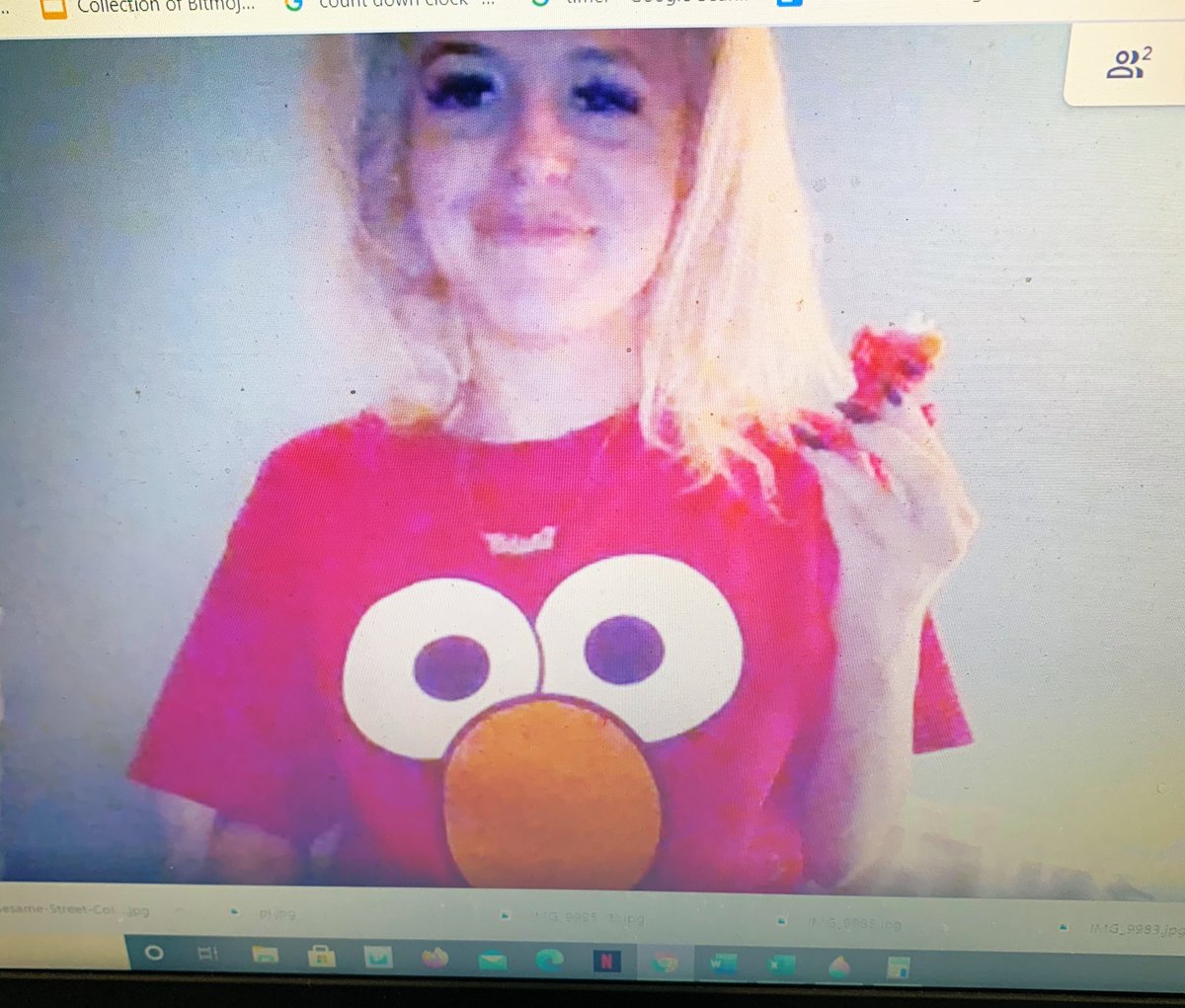GinaPollaro's tweet photo. This class loves Elmo!! ❤️❤️❤️#SesameStreetDay @cliftonschools @cliftonsupt #oneClifton #Cliftonconnects #pandapride🐼 #sesamestreetbirthday #spiritweek @CliftonSchool12 https://t.co/bfl6jfQoyn