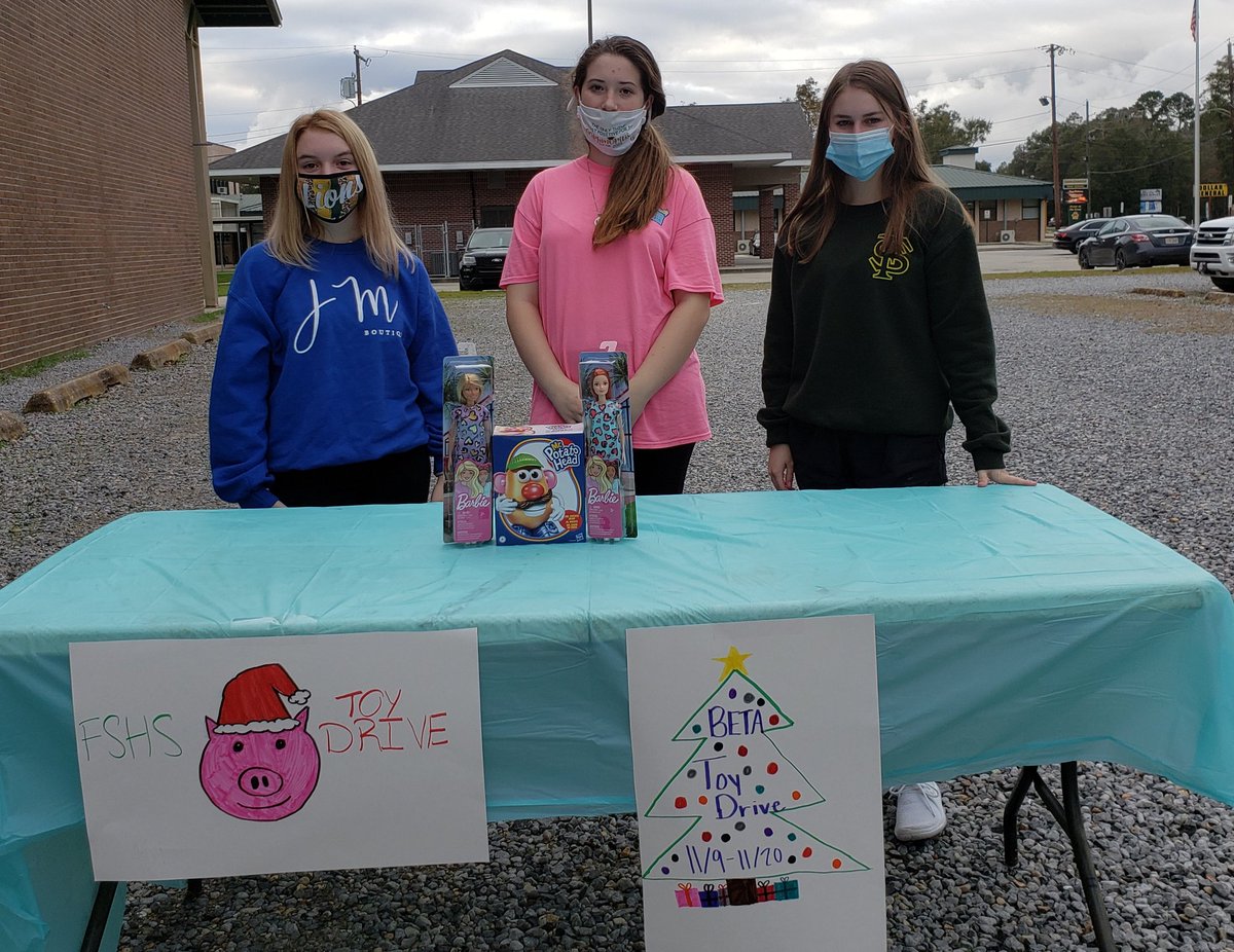Come out and support our drive thru Toy Drive until 6 pm! @Gofshslions