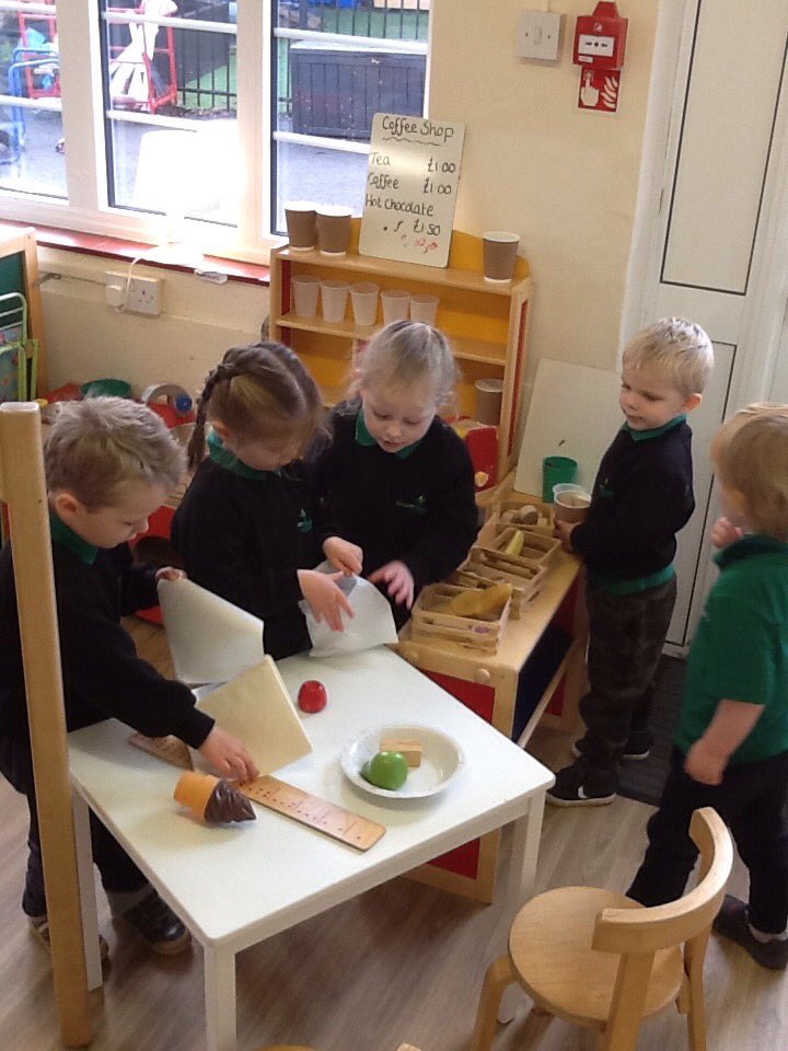 EYFS_StPeters's tweet photo. What do you do on a chilly day? We loved warming up around a bonfire with a hot chocolate and a biscuit. Then it was time to head back to nursery for more hot drinks, pastries and croissants. A great warming day! https://t.co/lGBsbBVPXk