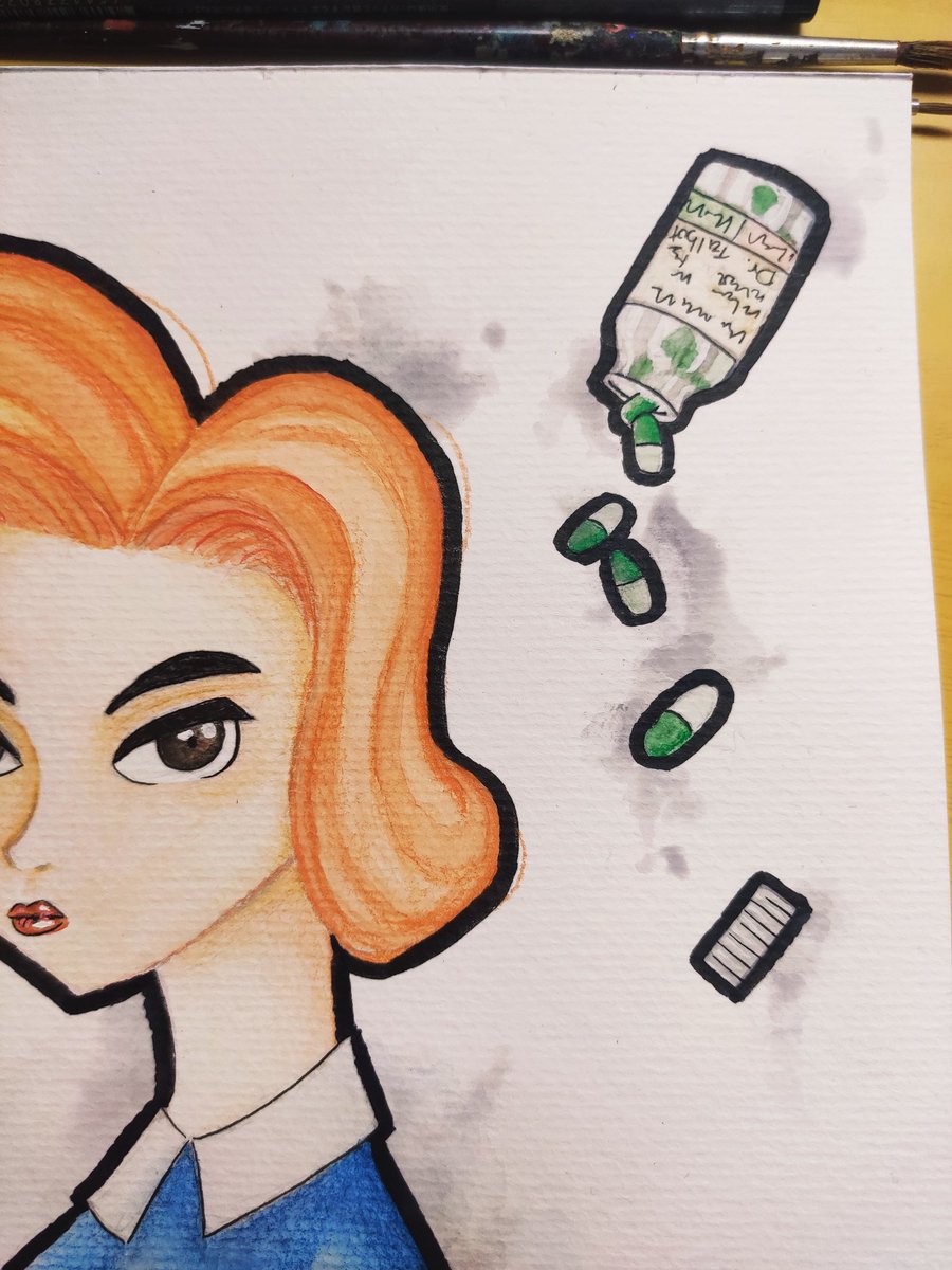 BmoLyk's tweet photo. Another drawing that was on my mind for a while! The Queen's Gambit touched me in a way...that no words can describe it properly ♟️💘
  Highly recommend!

#bethharmon #thequeensgambit #chessplayer #womenrule #netflixseries #watercolordrawing #derwentpencils https://t.co/hSikZmVkin