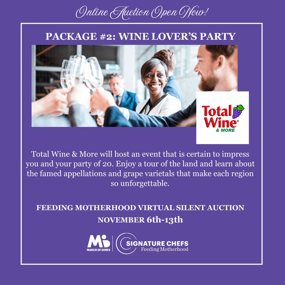 Remember to bid high &amp; often in Louisville's Signature Chefs Online Auction! Thanks to generous donors like <a href="/TotalWine/">Total Wine & More</a>, <a href="/OfficialMauiJim/">Official Maui Jim</a>, <a href="/shopinbliss/">Bliss</a>, &amp; ETK Travels, we have put together some wonderful packages like the ones below. Visit louisville2020.ggo.bid to join the fun!