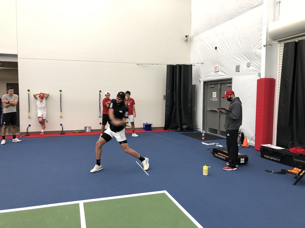SCMaymi's tweet photo. Thanks to the @HuskersNAPL (Emma, Ryan and Dan) staff for administering our performance testing today. #10NS https://t.co/bx5CzR19g7