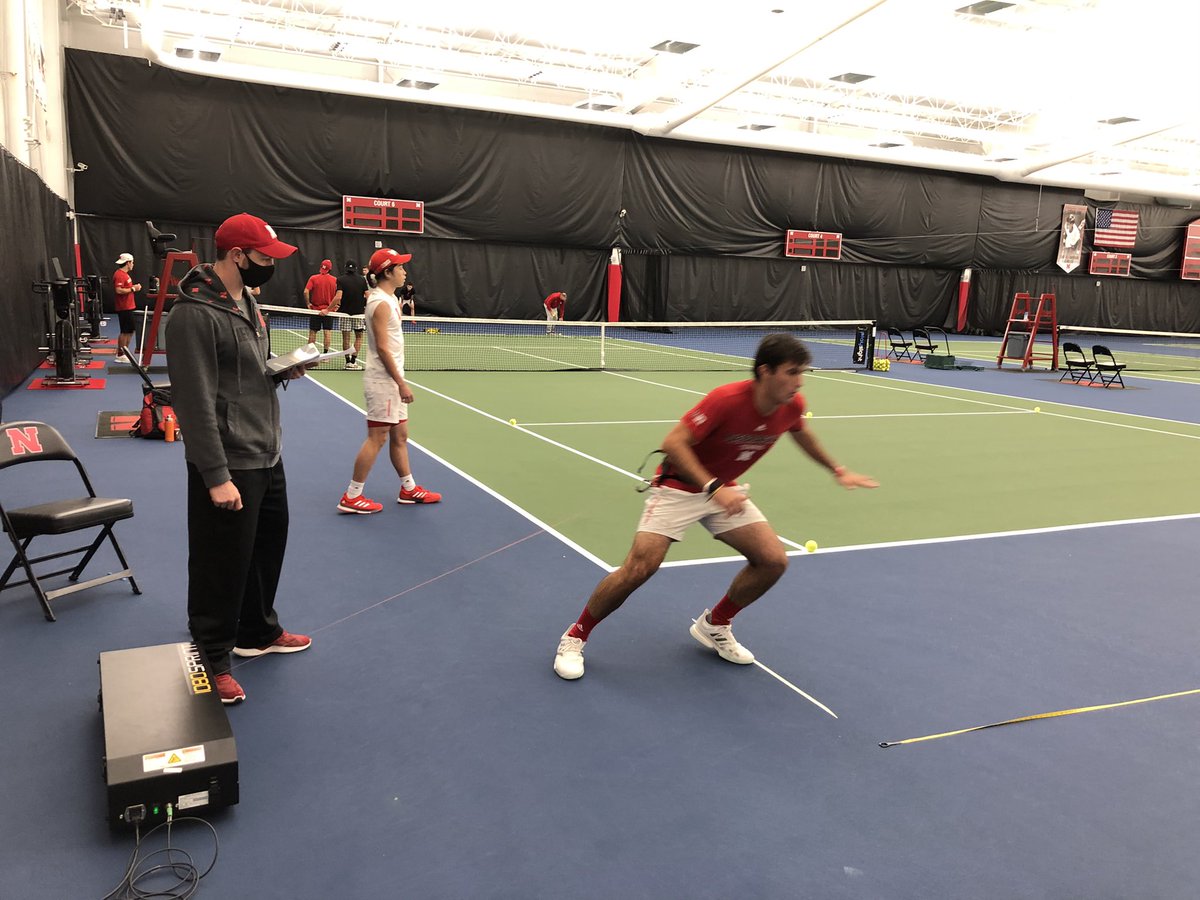 SCMaymi's tweet photo. Thanks to the @HuskersNAPL (Emma, Ryan and Dan) staff for administering our performance testing today. #10NS https://t.co/bx5CzR19g7