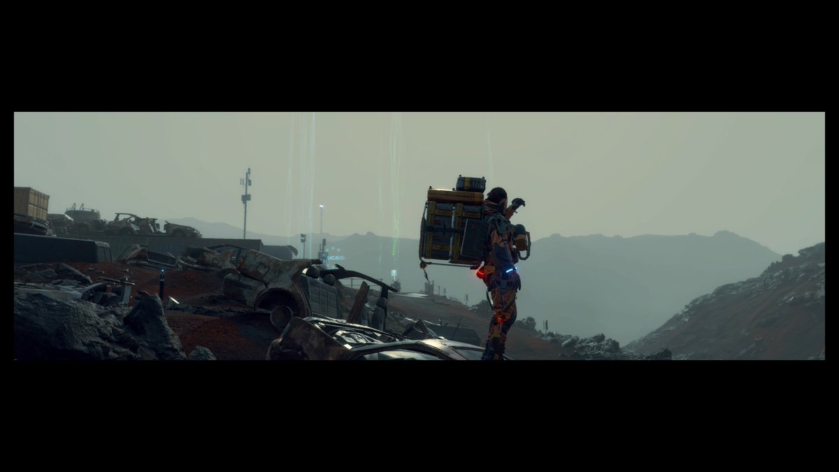jess_presso's tweet photo. A couple of days late but Happy 1 Year Death Stranding. Having recently finished it myself, I can honestly say it’s one of my favourite games I’ve ever played. Replaying it now for the Platinum trophy. 🏆 #DSHighFive #DeathStrandingPhotoMode @Kojima_Hideo @HIDEO_KOJIMA_EN https://t.co/Any2uNh7lT