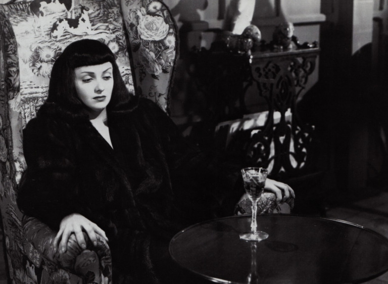 Similarly, there are so many swank Val Lewton productions, but The Seventh Victim (1943) has passive Satanism, sinister fashion, Dr. Louis Judd, Elizabeth Russell on her way to the party in Cat People (1942) and Perfect Bangs.