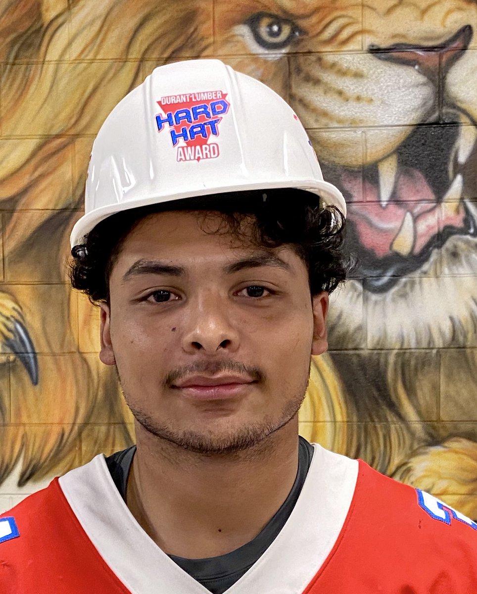 TheReag's tweet photo. Congratulations to Durant football players Adan Benavides and Francisco Avila winners of the Durant Lumber Company Hard Hat for the Tulsa East Central and Coweta games.
Thanks to Mike Ridgeway and Durant Lumber Company for their continued sponsorship of the Hard Hat award. https://t.co/bKlxgjFXeJ