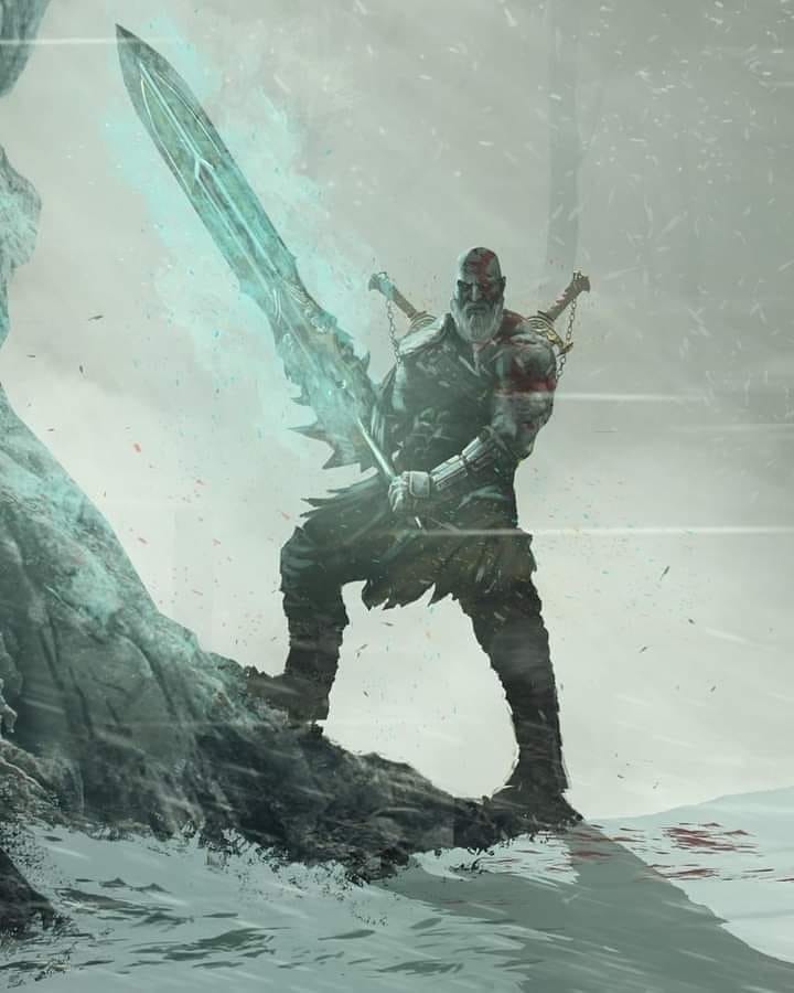 Kratos & Blade of Olympus Art - God of War III Art Gallery