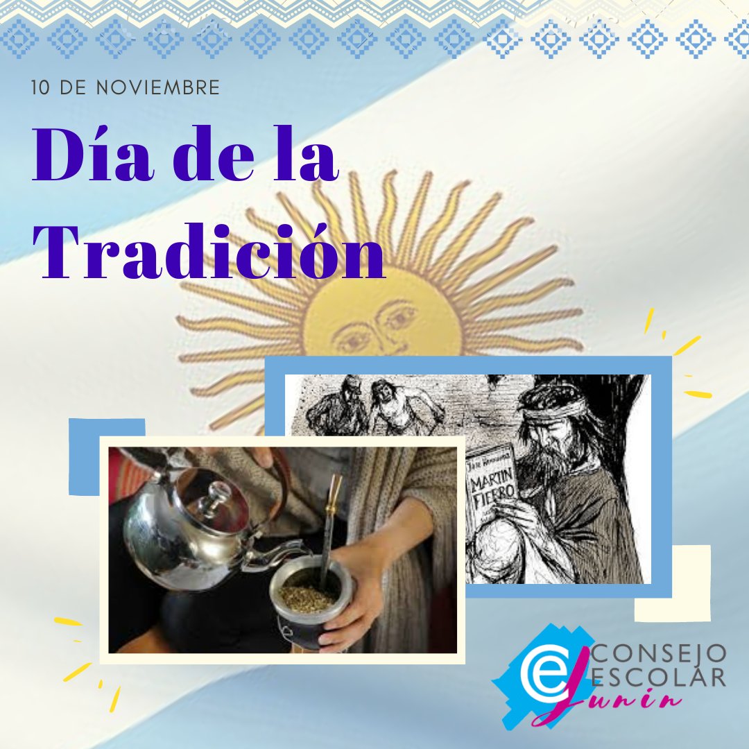 ce_junin's tweet photo. #DiaDeLaTradicion Argentina 🇦🇷🧉

Se conmemora en esta fecha el nacimiento del poeta argentino José Hernández, quien escribió el gaucho Martín Fierro. Este es el relato, en forma de verso, de la experiencia de un gaucho argentino. https://t.co/RdecrxcQUy