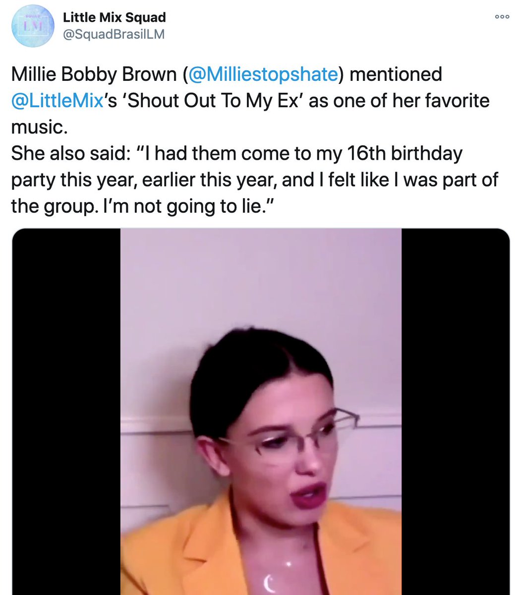 MILLIE BOBBY BROWN, of course the most loyal mixer celebs ever