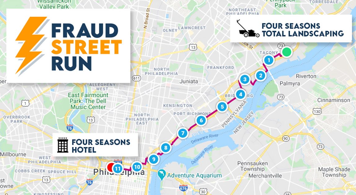'Fraud Street Run' to Four Seasons Total Landscaping raises thousands for Philabundance dlvr.it/RlQCw0