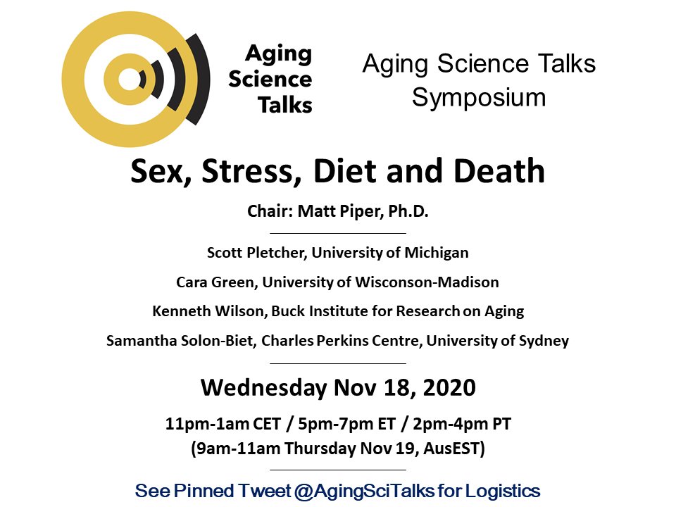 Aging Science Talks tweet media