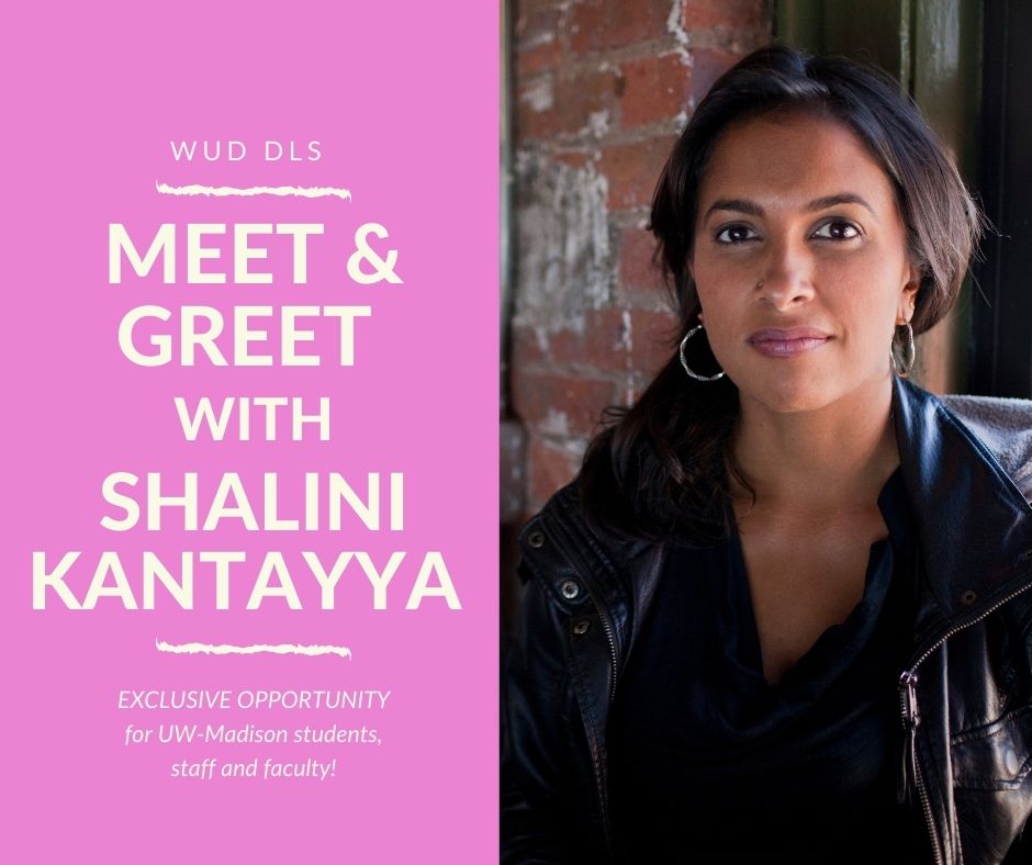 WUD DLS @ UW–Madison (@wud_dls) on Twitter photo Exclusive! Sign up to meet award-winning filmmaker Shalini Kantayya before her lecture on Thursday at 4:30pm! UW students, faculty and staff can register here: go.wisc.edu/8he159 #throughunionweriseup Exclusive! Sign up to meet award-winning filmmaker Shalini Kantayya before her lecture on Thursday at 4:30pm! UW students, faculty and staff can register here: go.wisc.edu/8he159 #throughunionweriseup