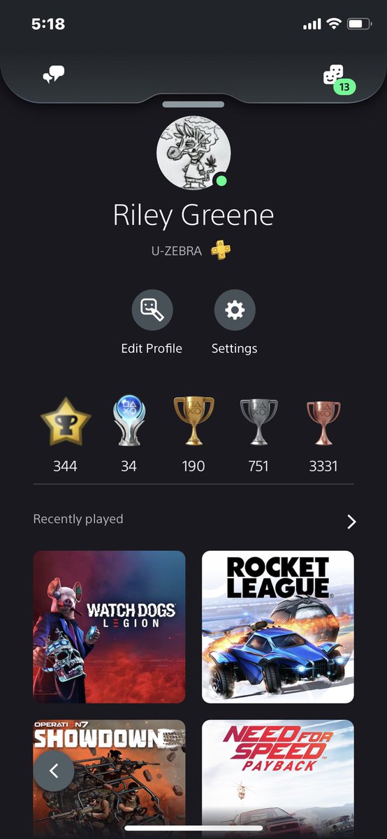 Ryelss's tweet photo. Just got my last #Platinum on the PS4 😢 I started the consoles lifespan with only 4 plays and have worked my up to 34. Can’t wait to get the #PS5  to get more plats baby.. if anyone cared I’d say the hardest plat I have is spec ops: the line, easiest is I am mayo. https://t.co/ovTll9YaHw