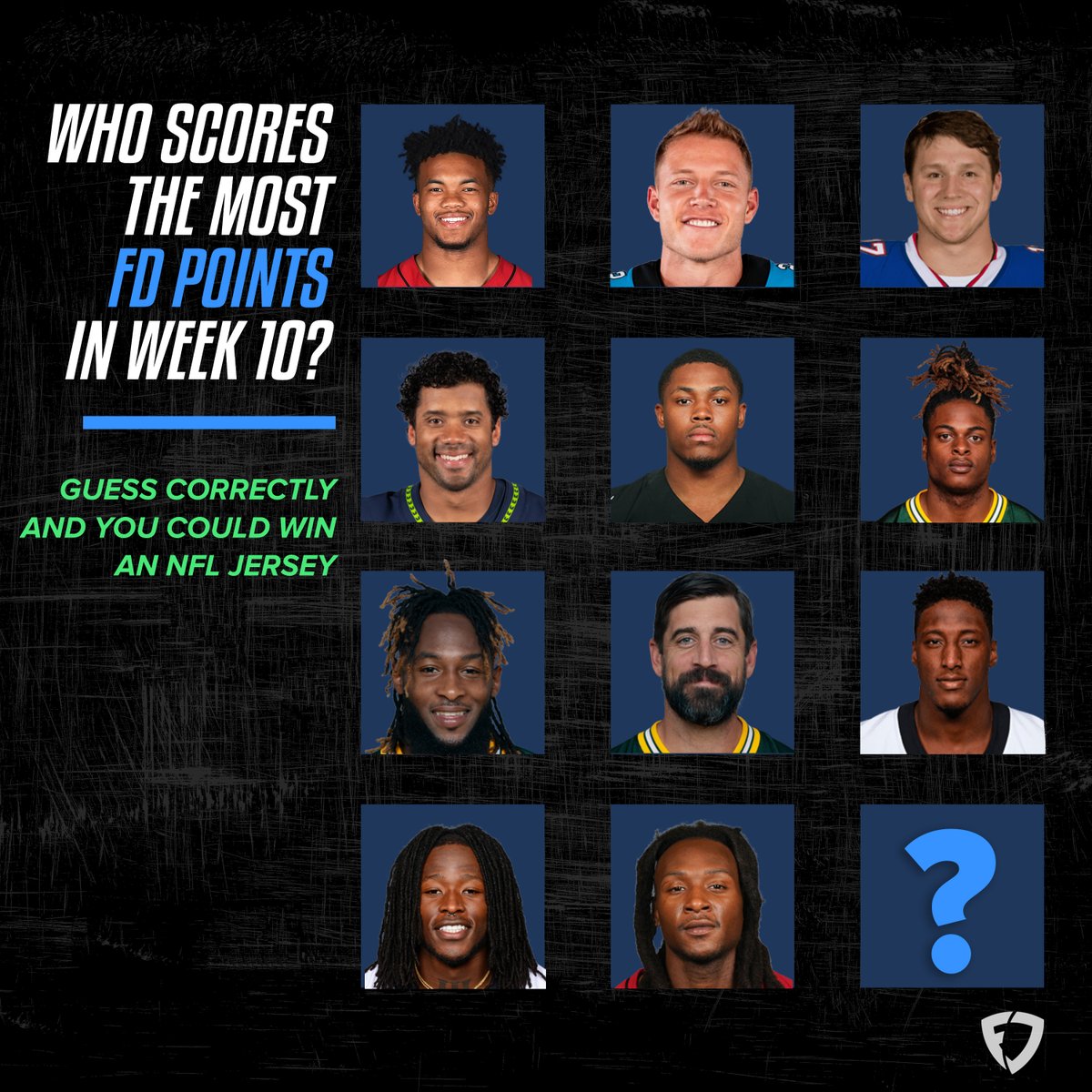 🚨 GIVEAWAY ALERT 🚨

Want to win an NFL jersey of your choice? 

To enter:
1️⃣ FOLLOW us: @fanduel
2️⃣ RETWEET this 
3⃣ REPLY with your guess below

One winner will be selected at random on 11/16. 
Rules: bit.ly/3bI1MAu