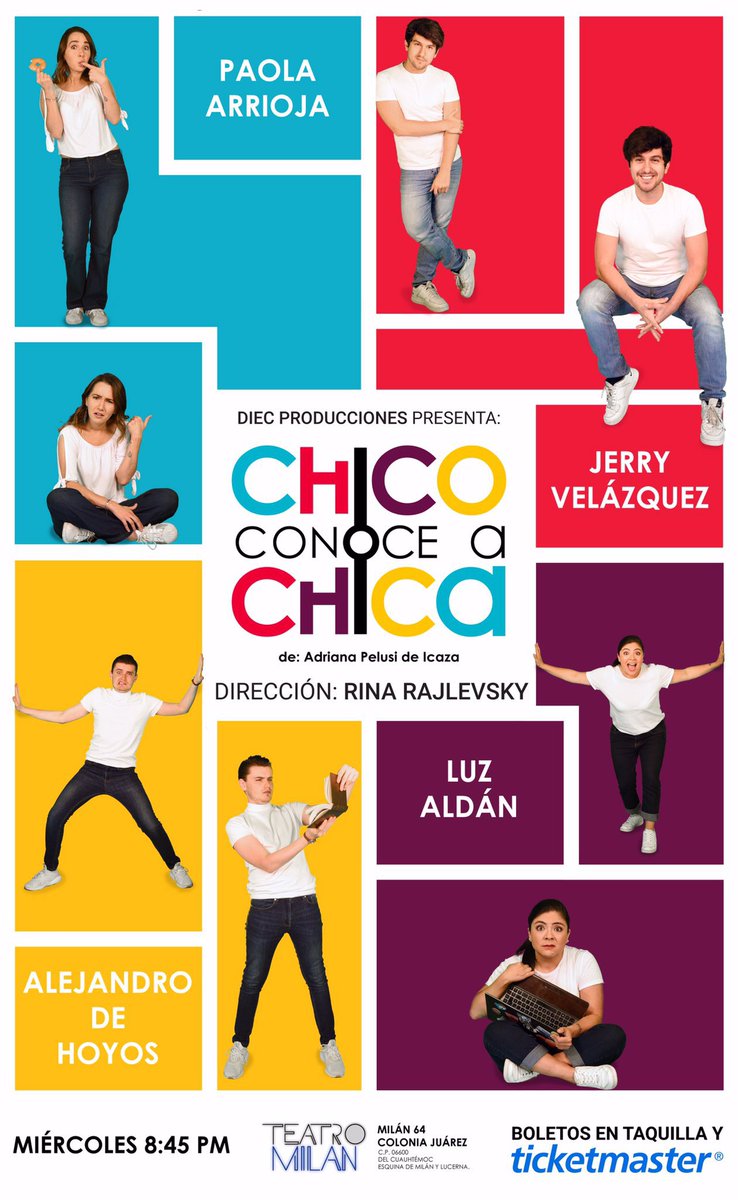 PinPointCartele's tweet photo. #Cartelera

¡Mañana es día de #ChicoConoceAChica, una producción de @diecpro!

Disfruta de la temporada presencial en el @teatro_milan con invitada de lujo: @veronicatouss.

🎟 https://t.co/wqfGb0GnXa

#TeatroEnMéxico https://t.co/RvcTFm6a9S