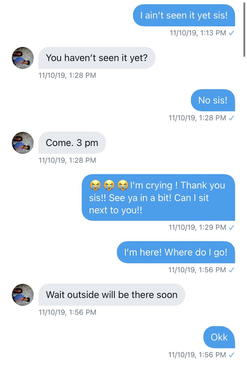 And i was working and they had just asked if i could do a double and i was like nahh i gotta dip! i was overworked so as i was leaving my good sis Jeremy tweeted out as he often does something like “who wants to see slave play and hasn’t i have an extra ticket for you” and bitch