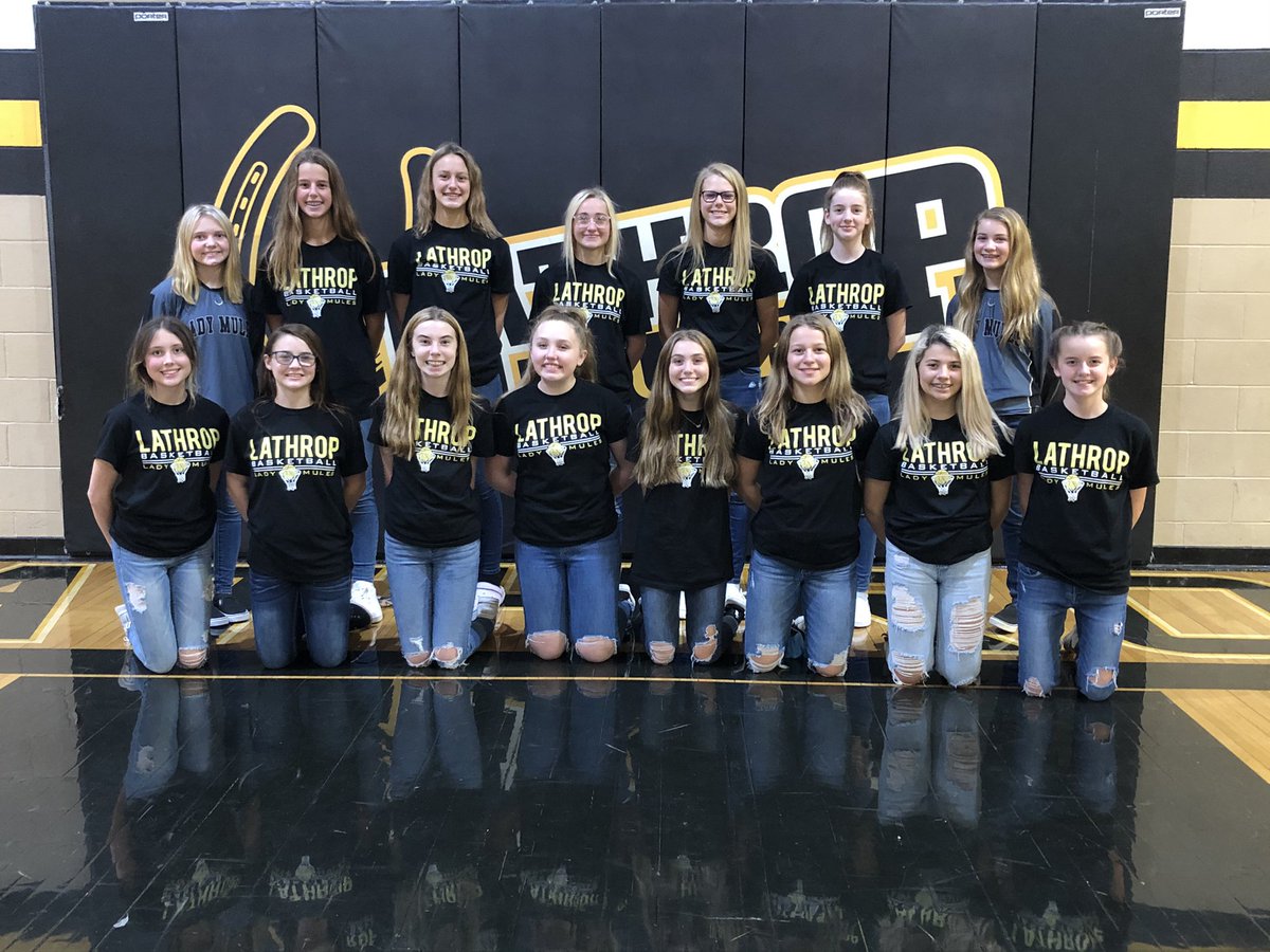 Lathrop girls junior high are excited to kick off their season tonight! Thankful for every game we get this season! 🏀 #rollmules @lathropschools @LathropAthleti1 @megan33556389 @MulesPrincipal