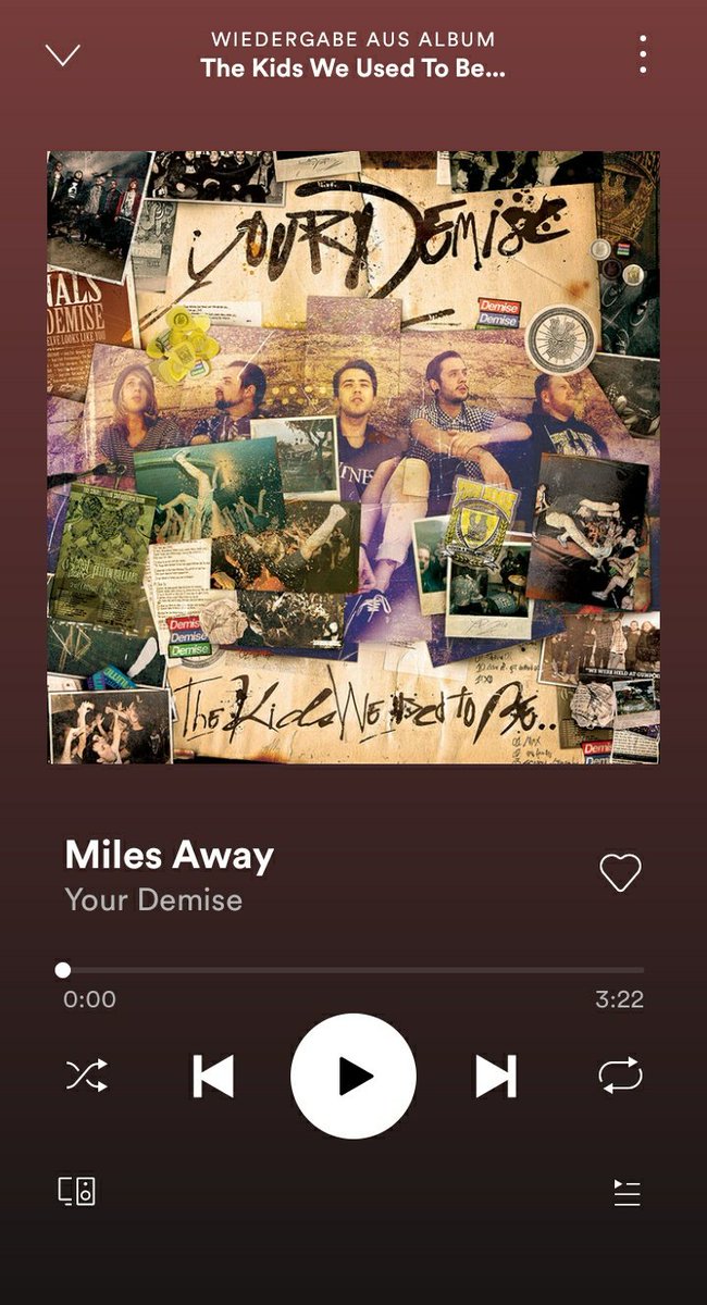OneHardcoreSong's tweet photo. Your Demise - Miles Away

#hardcore #hardcorepunk #punk #yourdemise #milesaway #thekidsweusedtobe #dyi #hc #musicrecommendation #dailyhardcoresong https://t.co/zsrDV8Ztqc