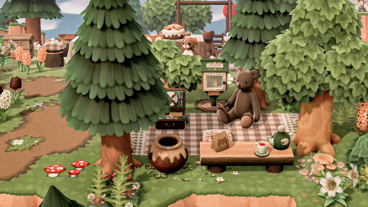 hugsy_crossing's tweet photo. come join us at the teddy bear picnic, all animals welcome ~ 🐻🌿
      ― #acnh #animalcrossing https://t.co/3gxlmRtRxW