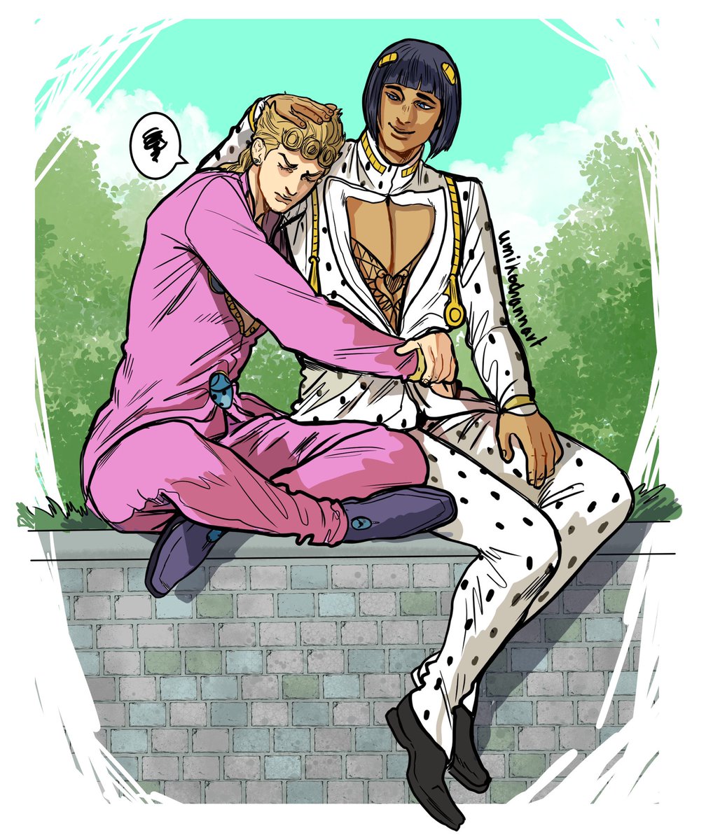 umikochannart's tweet photo. I love my mom 🤧 #JoJosBizarreAdventure https://t.co/WdRJTEMnYC