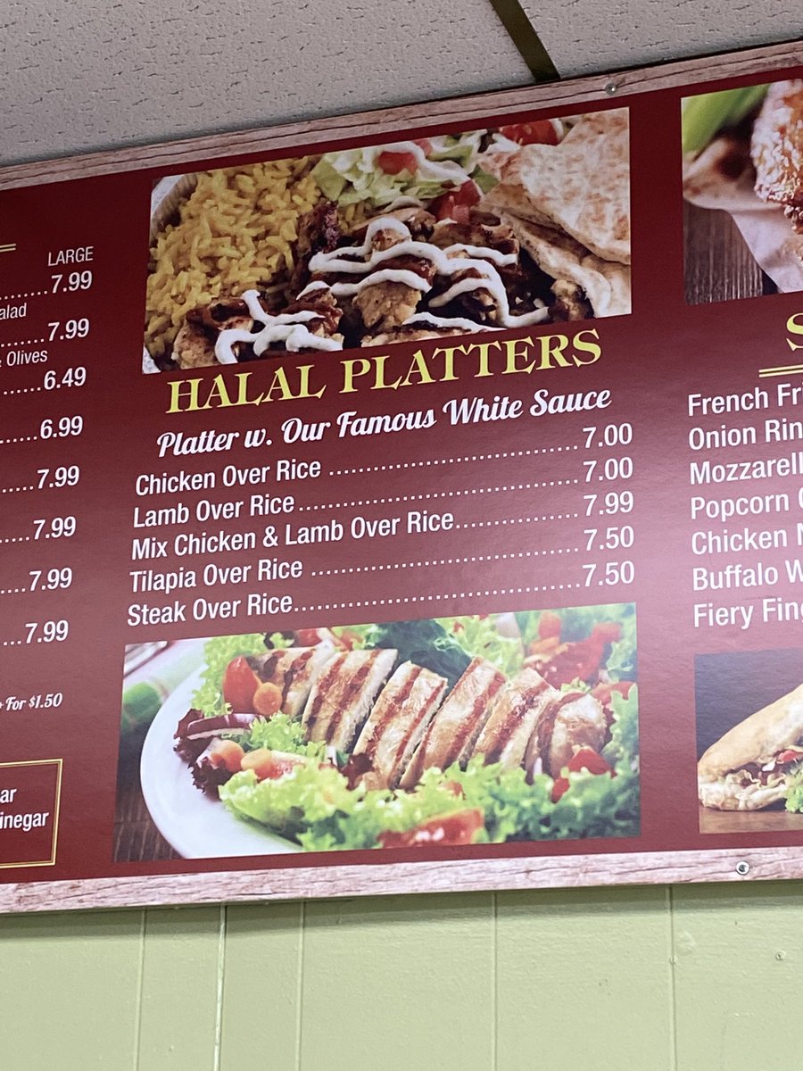 milliyoo's tweet image. South side prices!! Tasty lamb over rice tho 🔥🔥🔥