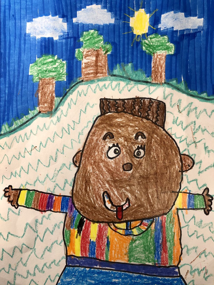 LockmanART's tweet photo. @PetroskyPirates first grade portraits are coming along quite nicely! @aliefFineArts #AliefArtsMatter https://t.co/1AZS53my8P
