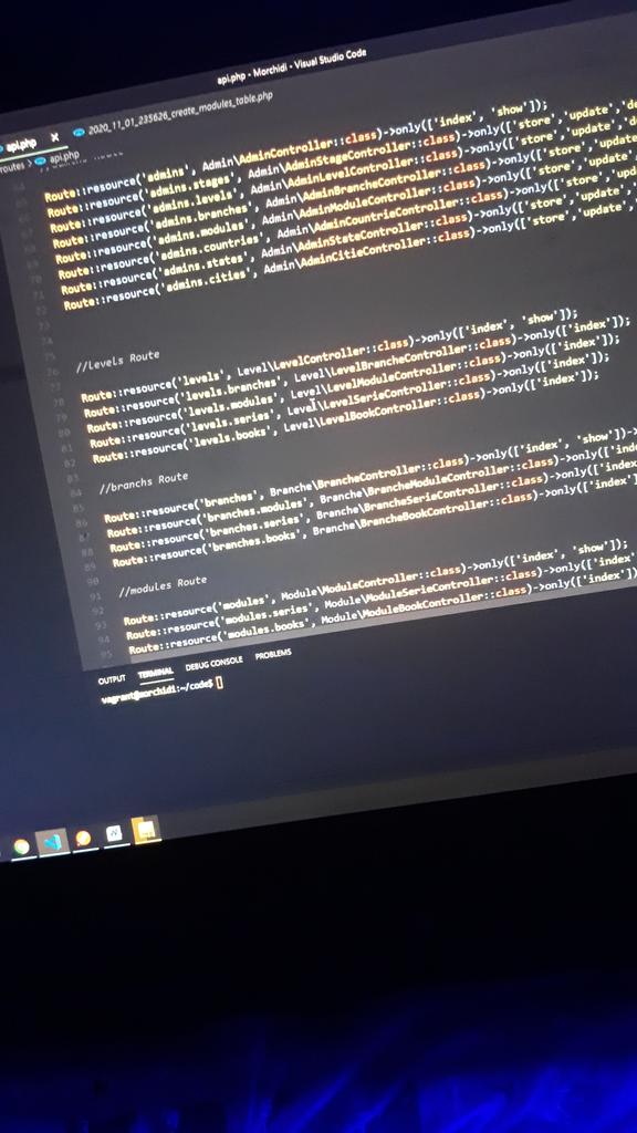 SaadallahDev's tweet photo. #6day another big day I finish more the 11 route with its methods for my #RestfulApi of #startup #Morchidi πͺ
#100daysofcode #javascript #developers #ProjectMangement #Laravel #uidesign #uxdesign #Api #backenddeveloper #FrontEndDevelopment https://t.co/Gny5cr7zYR
