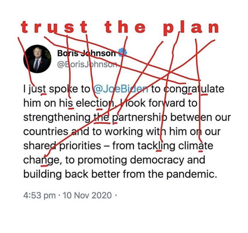 EatGreggs's tweet photo. Boris trusts the plan https://t.co/4oth8Tn3RL