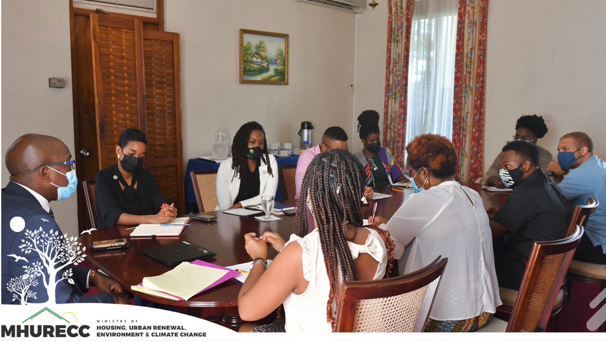MHureccjm's tweet photo. 8 Climate Change youth advocacy groups have come together as 1 unified group to drive Climate Change advocacy, awareness &amp; action. Today, they had a courtesy call with Min. @pcharlesjr to speak on their works &amp;  plans &amp;, invited his input. 
#MHURECC #ClimateChange #ClimateAction https://t.co/bqrfjAElnl