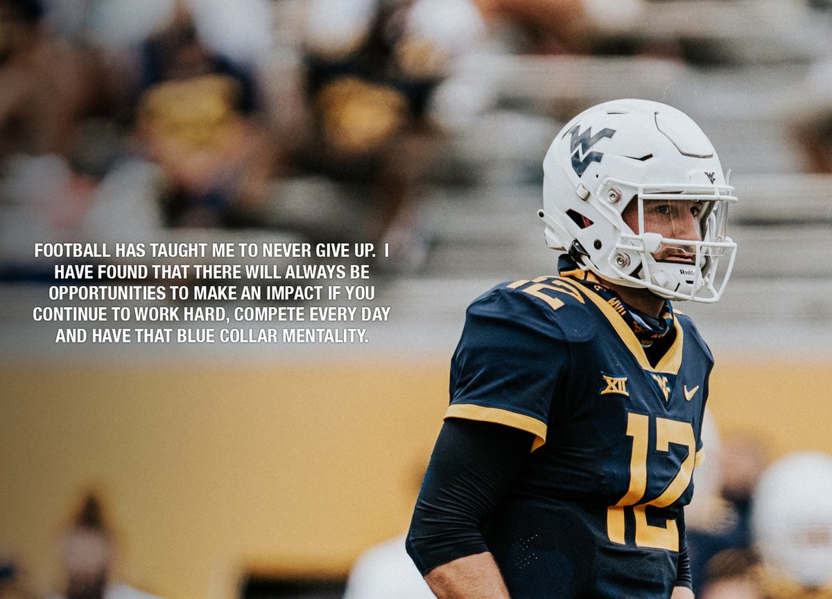 WVUfootball's tweet photo. A Mountaineer &amp; More • Austin Kendall

@A_Kendall11 

#HailWV https://t.co/XukP0mG8D1