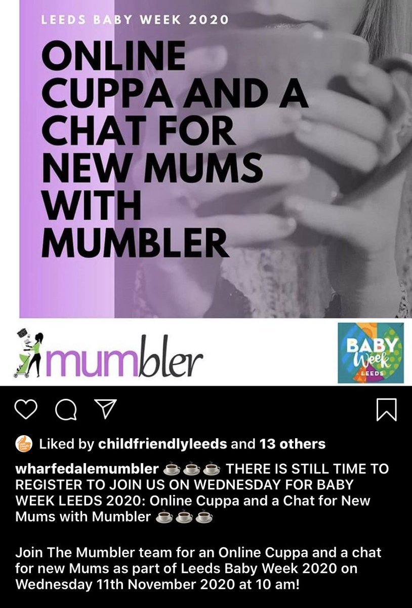 BabyWeekUK's tweet photo. Tomorrow Wednesday 11th November - #BabyWeekLeeds brings you lots of FREE events 👇🏼
We have fantastic taster sessions, please see below or visit our website to book your place and get the live link: https://t.co/fDBgz06jLS
#babyweek2020 https://t.co/FVpPH6NjEK