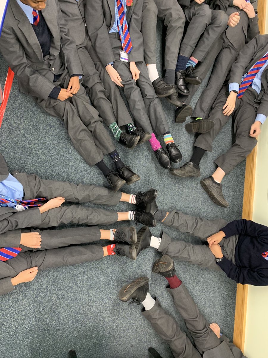 LboroGSYear8's tweet photo. Great start to anti-bullying week at LGS with Odd socks day yesterday. https://t.co/T2x0w6y39q