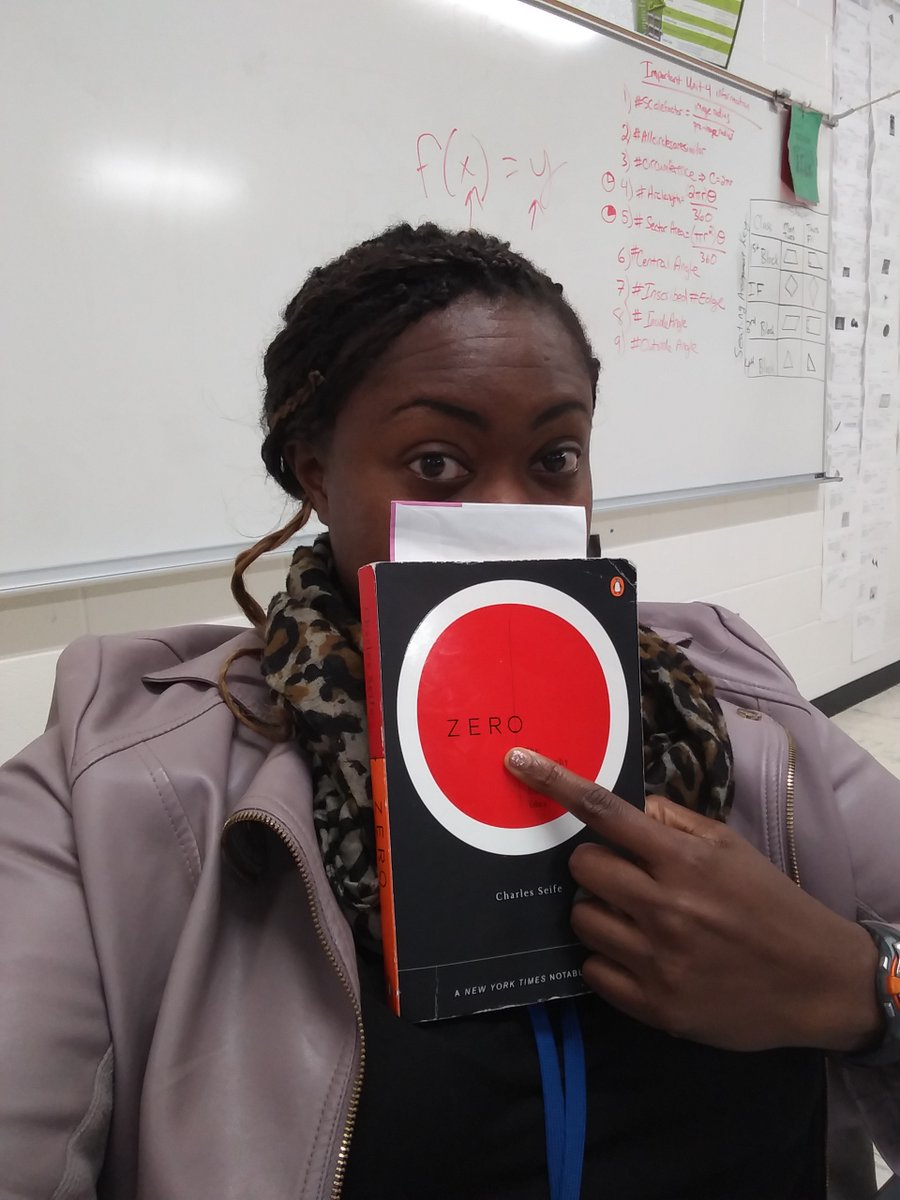 TriMATHleteUSA's tweet photo. There are so many benefits to keeping a book on you as a teacher! It's a conversation starter with colleagues and students. If our students see us as teachers reading in our short breaks and free time, they may get on board too! #LitTuesday #MathHistoy #ZERO #VOID #INFINITY https://t.co/wb3wHaPwR7
