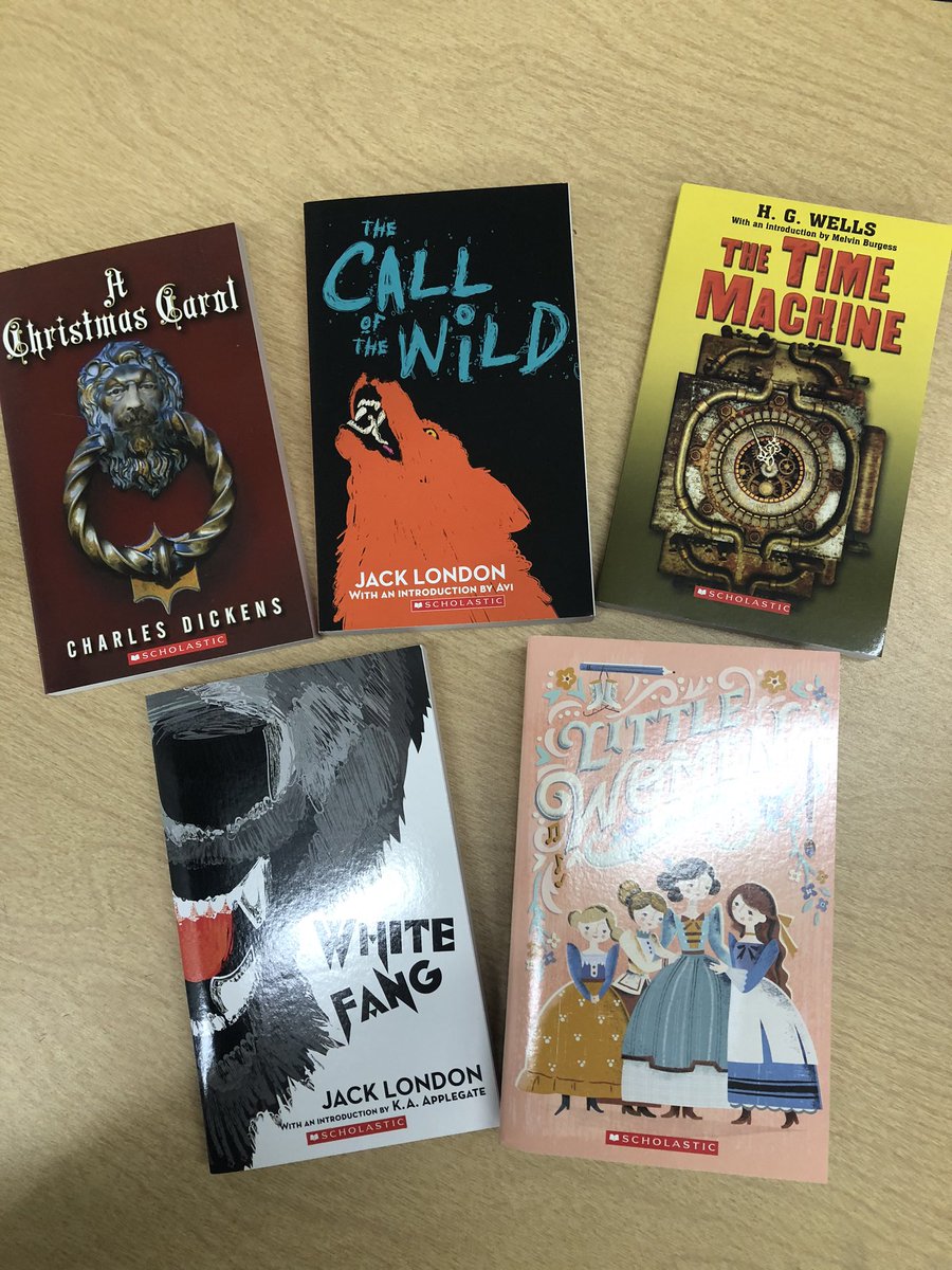 MrsMaqdonald's tweet photo. Our 1st round of books have arrived! Thank you James Patterson♥️”Picture books, novels and classics, oh my!”#Pattersonpledge https://t.co/OnejE8PZR2